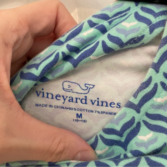 Vineyard Vines Girls Diamond Whaletail Tisbury Dress - Picture 5 of 9